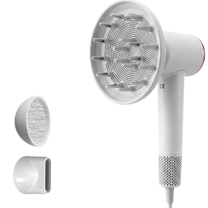 AVENZO FÖHN MET GRATIS XL DIFFUSER - WIT/ROZE