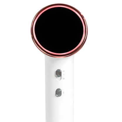 AVENZO FÖHN MET DIGITAAL DISPLAY - WIT/ROZE