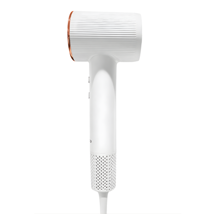 AVENZO FÖHN MET DIGITAAL DISPLAY - WIT/ROZE